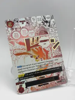 Honesty Impact OP11-018 2025 A Fist of Divine Speed Alt Art NM One Piece TCG - Image 2