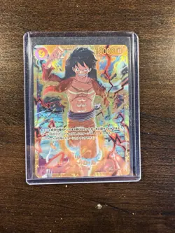 Monkey.D.Luffy OP09-119 SEC Secret Rare Japanese One Piece Card Game - Image 1
