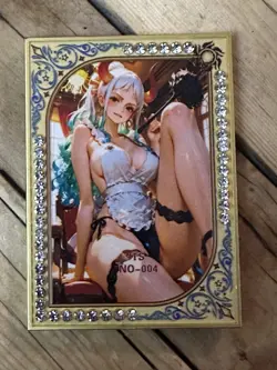 One Piece CCG Goddess Yamato Metal Card - Sexy In The Lingerie /60 - Image 1