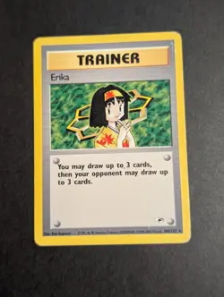 Erika - 100/132 - Pokemon Gym Heroes Unlimited Rare Card WOTC MP - Image 1