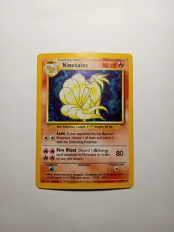 Ninetales 12/102 Holographic *Rare*- Pokemon Trading Card Game- LP - Image 2