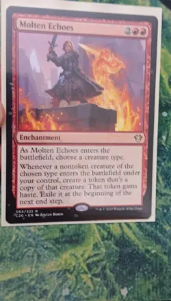 Magic: The Gathering Molten Echoes Rare Red Enchantment Commander 2020 054/322 - Image 1