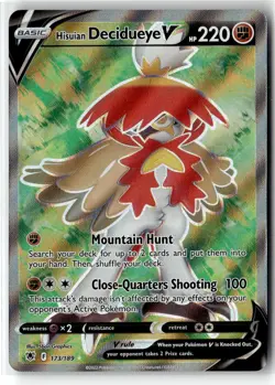 Hisuian Decidueye V ⭐ 173/189 Holo Rare Ultra Astral Radiance 2022 Pokemon NM - Image 1