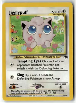 Jigglypuff ⭐ 8/18 Southern Islands 2001 Pokemon NM - Image 1