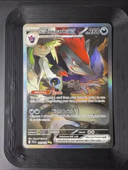 Pokemon N's Zoroark ex 185/159 - Special Illustration Rare Journey Together NM - Image 1