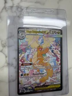 Pokemon Mega Dragonite EX Full Art Holo Stage 2 Card 290/217 EX MEGA ENGLISH - Image 1