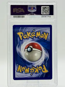 ENGLISH VINTAGE 1999 Pokemon Fossil Base Set Holo RAICHU 14/62 PSA 7 Near Mint - Image 2