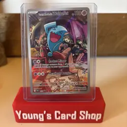 Pokemon Scarlet & Violet White Flare Team Rocket's Wobbuffet 203 Promo - Image 1