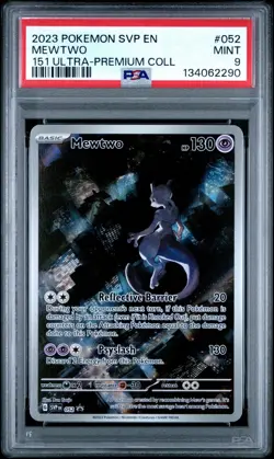2023 POKEMON SV BLACK STAR PROMO SVP EN #052 MEWTWO - PSA 9 - Image 1
