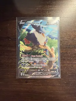 Pokemon TCG Honchkrow V Sword & Shield: Brilliant Stars 162/172 Alt Art NM - Image 1