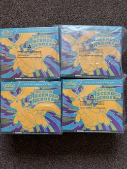 🔥 4x Pokemon TCG Ascended Heroes Elite Trainer Box ETB Sealed In Hand - Image 1