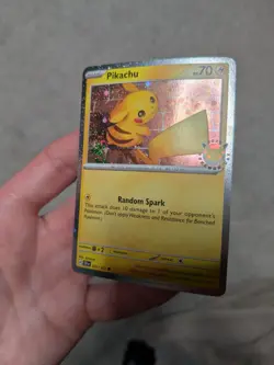 Pikachu Pokemon Day Cosmos Holo 051/162 SWIRL Stamped 30th Anniversary - Image 5