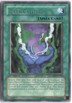 Yugioh - Dark Calling DP06-EN019 1st Edition - Duelist Pack 6: Jaden Yuki 3 - Image 1