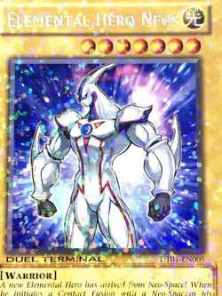 yugioh ELEMENTAL HERO NEOS PARALLEL RARE DT01-EN005 Near Mint - Image 2