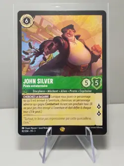 Carte LORCANA FR - Chapitre 1 82/204 John Silver - Legendaire non Foil Neuf - Image 1