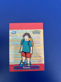 2000 Topps Pokemon Series 3 Pop Up #3 Tracey Chase Card TV Animation Nm - Image 1