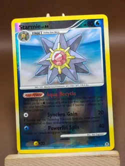 HP Pokemon Card - Starmie Rising Rivals 50/111 Reverse Holo - Image 1