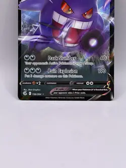 Pokemon Gengar V 156/264 Ultra Rare Holo Swsh08: Fusion Strike TCG Card 🔥🔥 - Image 4