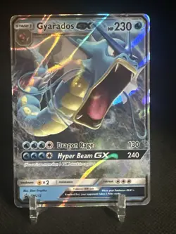 Gyarados GX SM212 Sun & Moon Holo Black Star Promo Pokemon Card - Image 1