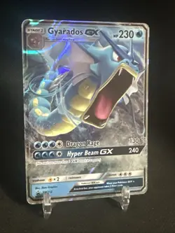 Gyarados GX SM212 Sun & Moon Holo Black Star Promo Pokemon Card - Image 3