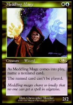 Meddling Mage - Heavy Play MTG Planeshift - Image 1