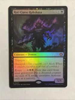 Rot-Curse Rakshasa Promo Pack: Tarkir: Dragonstorm Foil - Image 1