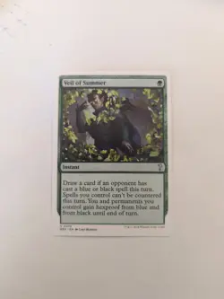 Veil of Summer (White Border) Mystery Booster 2 Regular NM MTG - Image 1