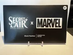 MTG Secret Lair x Marvel Black Panther Rainbow Foil Edition - Sealed NEW - Image 1