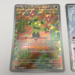 Pokemon TCG JTG Lot Of 3 Cards Lillie’s Clefairy Maractus Kilowattrel - Image 2