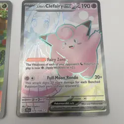 Pokemon TCG JTG Lot Of 3 Cards Lillie’s Clefairy Maractus Kilowattrel - Image 3