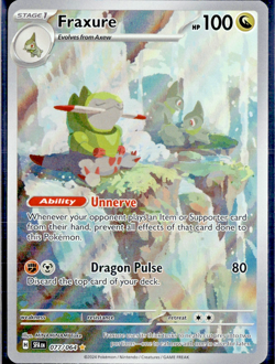 Fraxure 077/064 - Holo Illustration Rare - Pokemon TCG - SV Shrouded Fable -NM - Image 1