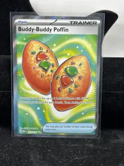 Pokemon TCG Rare Candy Buddy Poffin 167/132 Trainer Mega EVO - Image 1