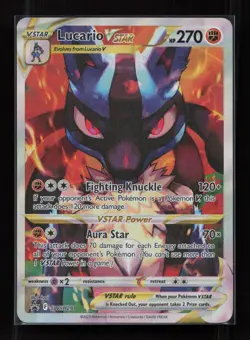 Lucario VSTAR SWSH291 Promo SWSH Black Star Pokemon Near Mint - Image 1