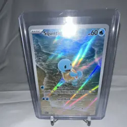 Pokemon Squirtle Holo Illustration Rare Sv Scarlet & Violet 151 170/165 HP60 - Image 1