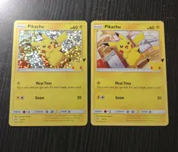 Pokemon McDonald's 25th Anniversary Collection PIKACHU HOLO + NON-HOLO #25/25 - Image 1