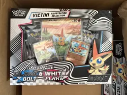 Pokemon TCG Black Bolt & White Flare Unova Victini Illustration IN HAND USA - Image 1
