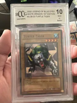 Yu-Gi-Oh! Turtle Tiger Legend of Blue Eyes White Dragon LOB-023 1st Edition BCC… - Image 1