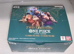 One Piece English OP-08 Two Legends Factory Booster Display Storage Box - EMPTY - Image 1