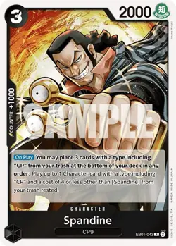 One Piece Spandine (EB01-043/101) EB01 Memorial Collection LP FOIL - Image 1