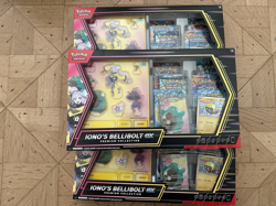 LOT OF 3 - Ionos Bellibolt Ex Premium Collection Box Pokemon Cards - SEALED - Image 1