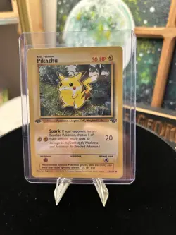 Pokemon- Pikachu- Jungle 60/64 - Regular 50 HP Common Basic Card- 1st Edition - Image 1
