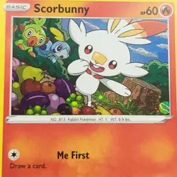 Scorbunny - SWSH071 [SWSD] SWSH071 Sword & Shield Promo Card (Holo) - Image 3