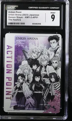 Action Point UA01NC/KMY-2-AP01 CGC 9 Union Arena TCG Demon Slayer Card - Image 1