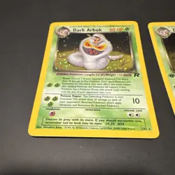 Pokemon Team Rocket Dark Arbok 1st Edition & Holo Lot - 2 Cards 2/82 - Image 2