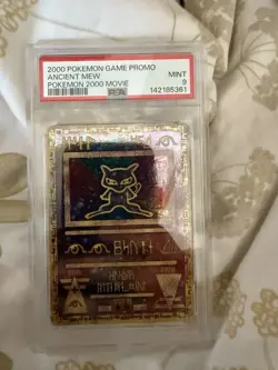Pokemon the Movie 2000 Ancient Mew PSA 9 Promo WOTC Holo Card - Image 1