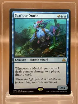 x1 Seafloor Oracle 051/196 Foil R MTG Rivals of Ixalan M/NM - Image 2