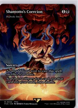 Shantotto's Coercion - Diabolic Intent (Showcase) Final Fantasy NM R 0034 - Image 1