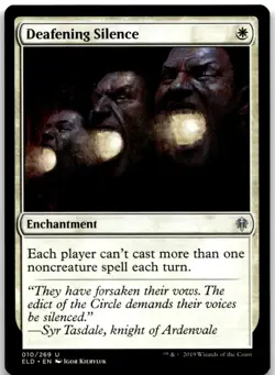 MTG Deafening Silence U Throne of Eldraine 10 LP - Image 1