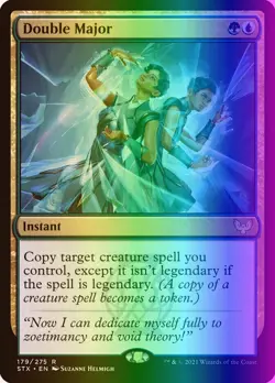 MTG Double Major (179/447) Strixhaven School of Mages LP FOIL - Image 1
