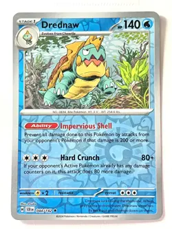 Drednaw 044/142 Reverse Holo Rare Stellar Crown Pokemon TCG Pack Fresh Near Mint - Image 1